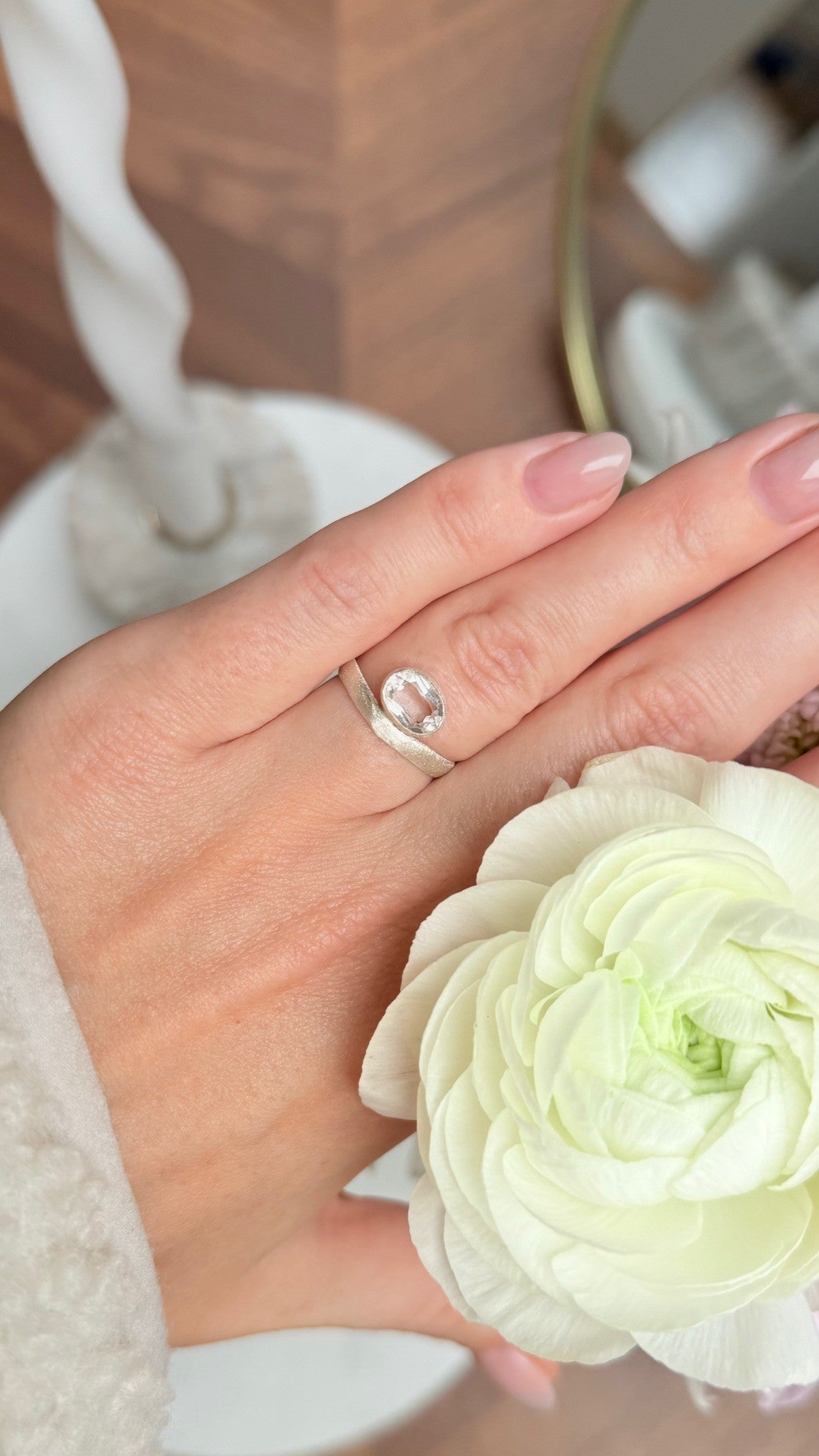 Bergkristall Ring