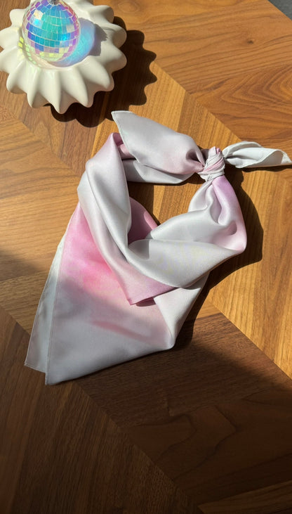 Tuch – Grau & Rosé