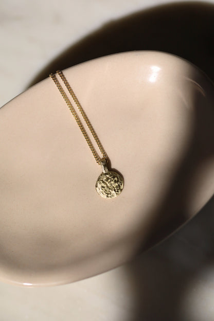 Echtgold Halskette "Saxum" aus 585er Au