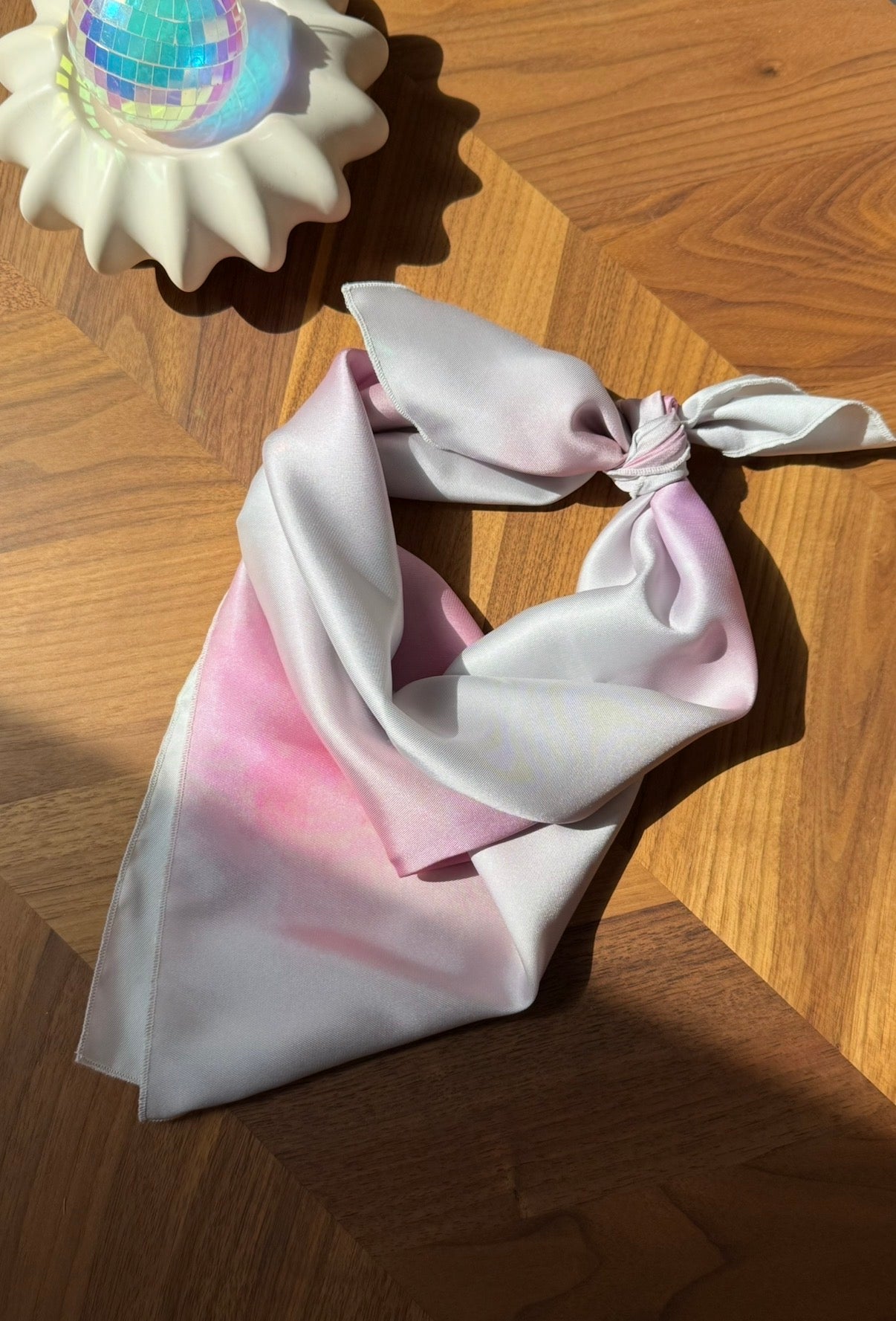 Tuch – Grau & Rosé