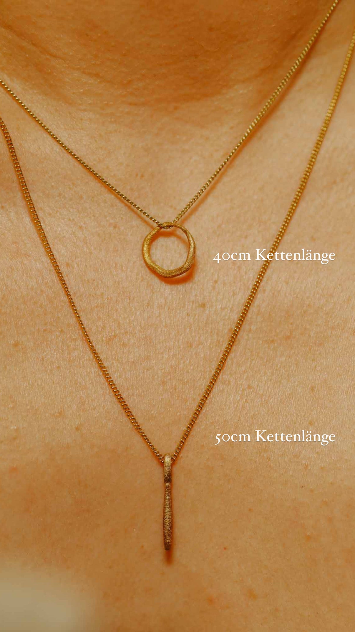 Außergewöhnliche Kette mit Anhänger - Movere kleinste Schwester