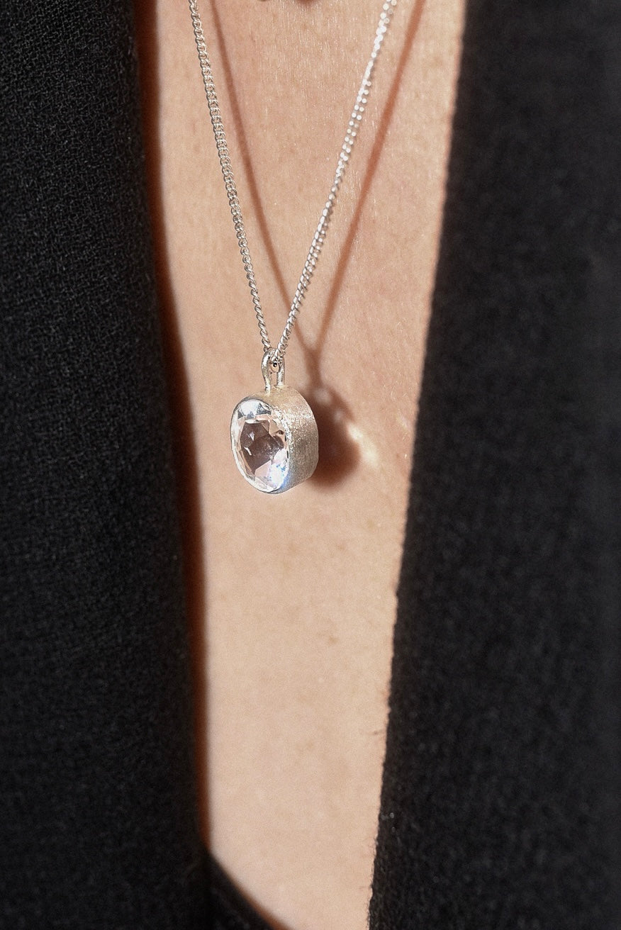 Großer Bergkristall Anhänger